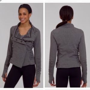 lululemon athletica Jackets & Coats - Lululemon Solace Jacket Gray 8 lululemon athletica Jackets & Coats - Lululemon Solace Jacket Gray 8